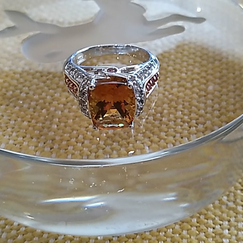 Victoria Weick citrine sterling ring
